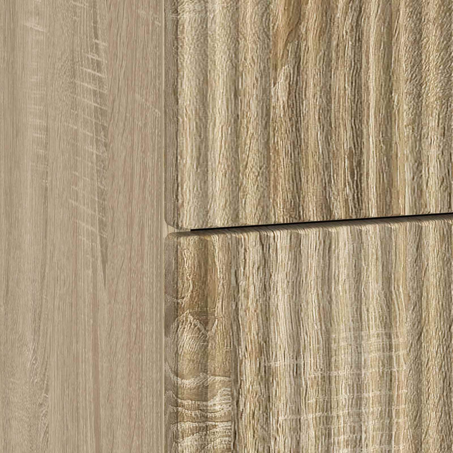 Nachtkastje Sonoma Eiken 43 x 41 x 66,5 cm Bewerkt hout
