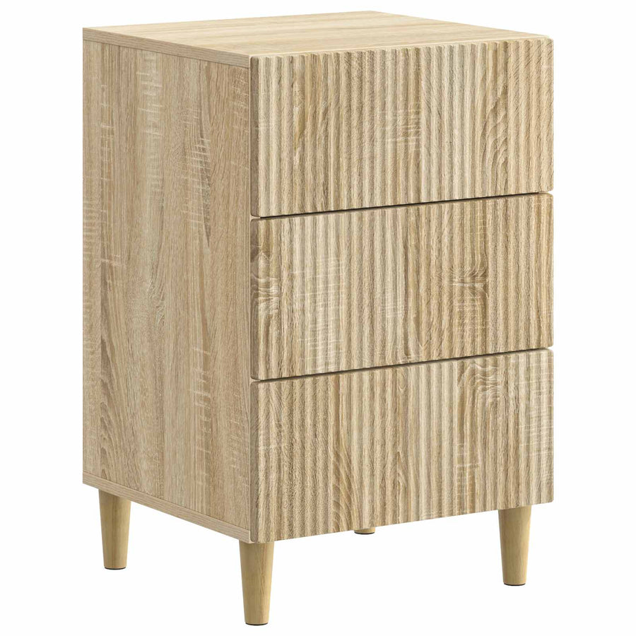 Nachtkastje Sonoma Eiken 43 x 41 x 66,5 cm Bewerkt hout