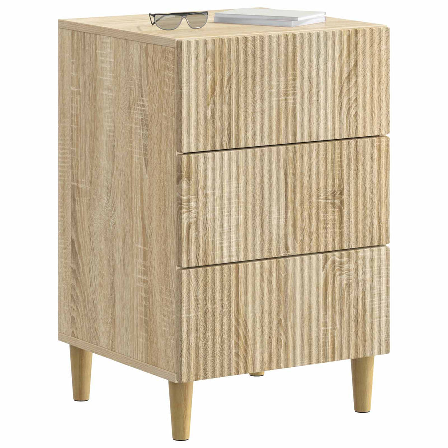 Nachtkastje Sonoma Eiken 43 x 41 x 66,5 cm Bewerkt hout