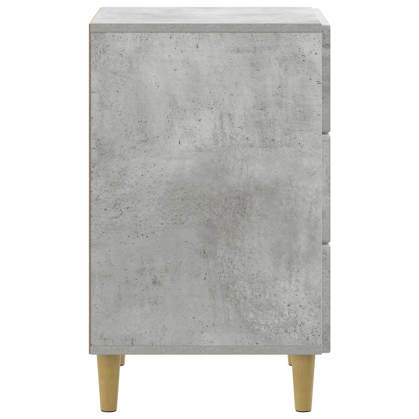 Nachtkastje met lade Betongrijs 43 x 41 x 66,5 cm Bewerkt hout