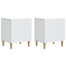 Nachtkastje 2 pcs Wit 43 x 34,5 x 50 cm Bewerkt hout