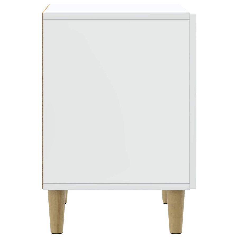 Nachtkastje 2 pcs Wit 43 x 34,5 x 50 cm Bewerkt hout