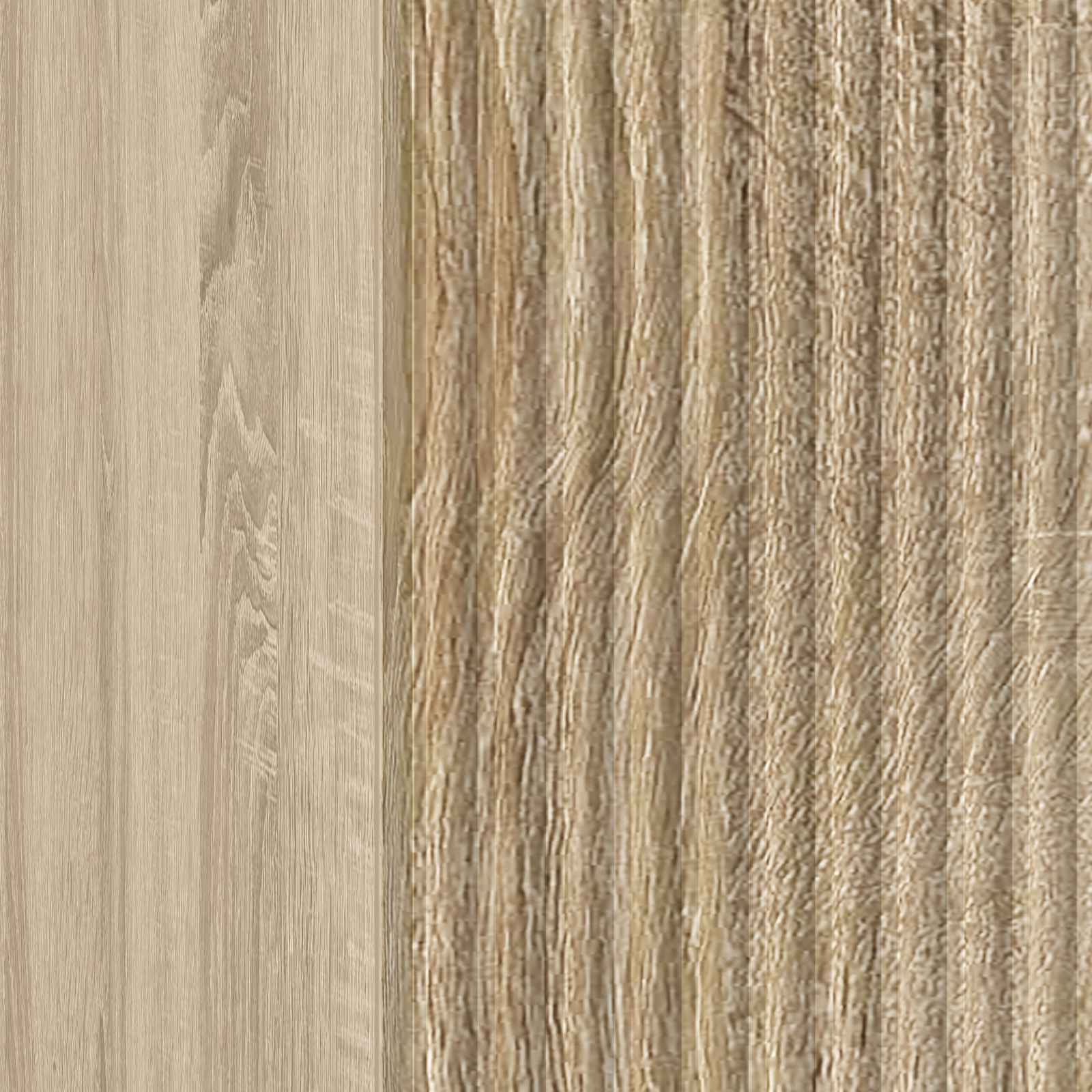 Nachtkastje Sonoma Eiken 43 x 34,5 x 50 cm Bewerkt hout