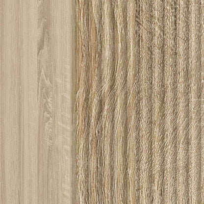 Nachtkastje Sonoma Eiken 43 x 34,5 x 50 cm Bewerkt hout