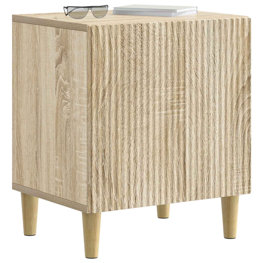 Nachtkastje Sonoma Eiken 43 x 34,5 x 50 cm Bewerkt hout