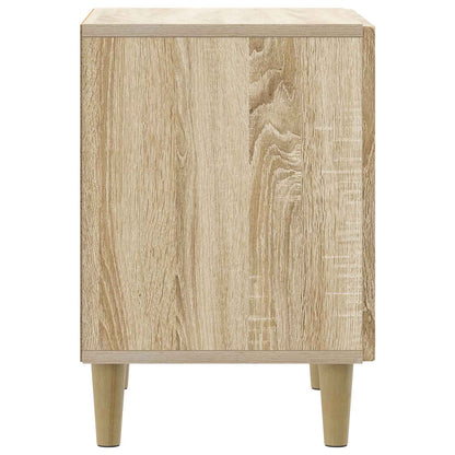 Nachtkastje Sonoma Eiken 43 x 34,5 x 50 cm Bewerkt hout