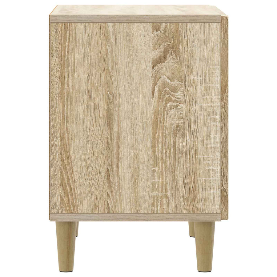 Nachtkastje Sonoma Eiken 43 x 34,5 x 50 cm Bewerkt hout