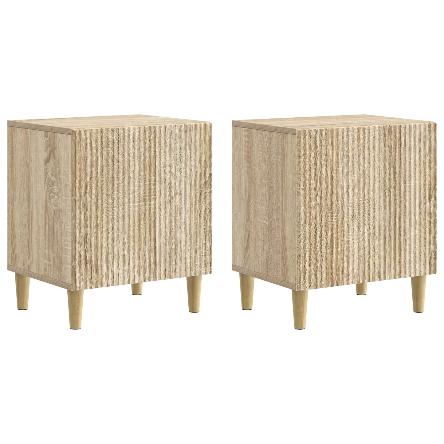 Nachtkastje 2 pcs Sonoma Eiken 43 x 34,5 x 50 cm Bewerkt hout