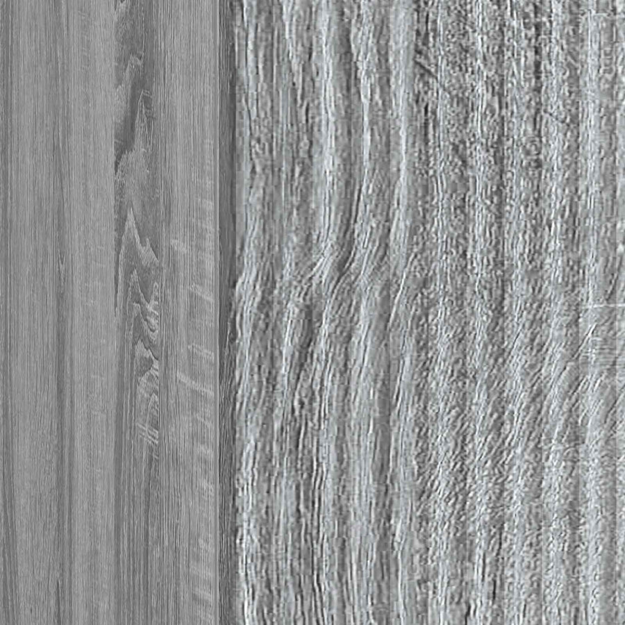Nachtkastje Grijs sonoma 43 x 34,5 x 50 cm Bewerkt hout