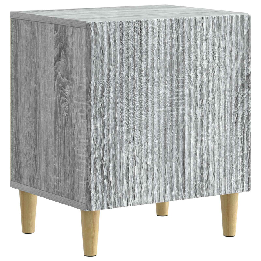 Nachtkastje Grijs sonoma 43 x 34,5 x 50 cm Bewerkt hout