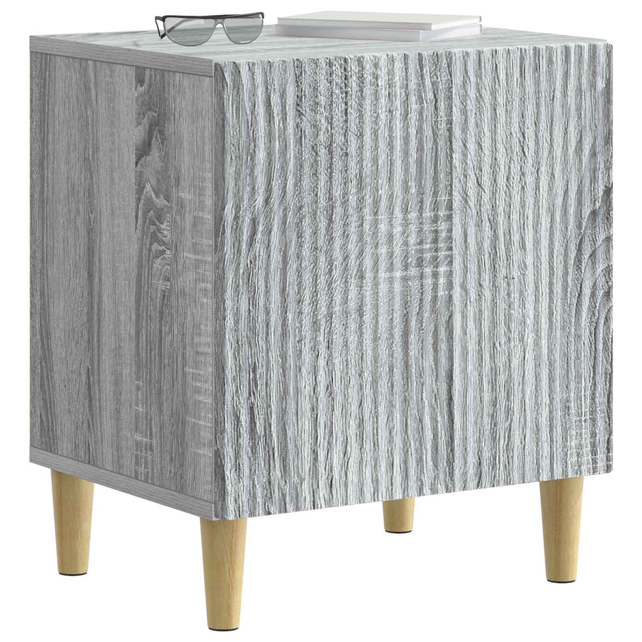 Nachtkastje Grijs sonoma 43 x 34,5 x 50 cm Bewerkt hout