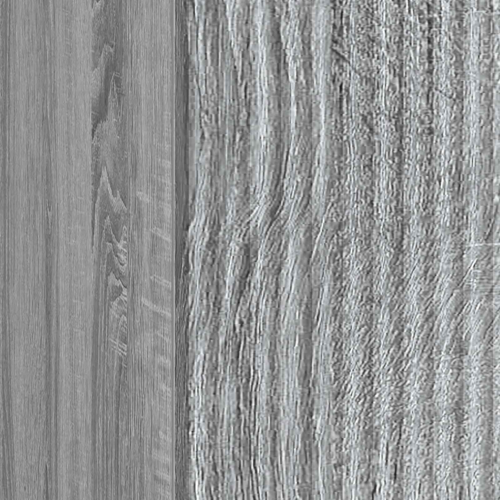 Nachtkastje 2 pcs Grijs sonoma 43 x 34,5 x 50 cm Bewerkt hout
