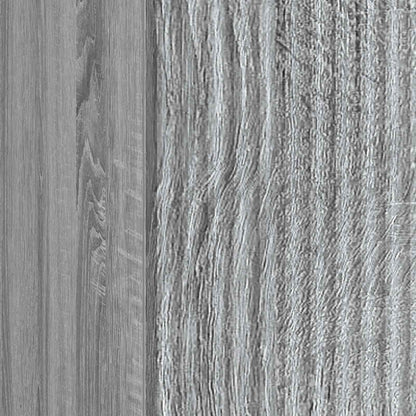 Nachtkastje 2 pcs Grijs sonoma 43 x 34,5 x 50 cm Bewerkt hout