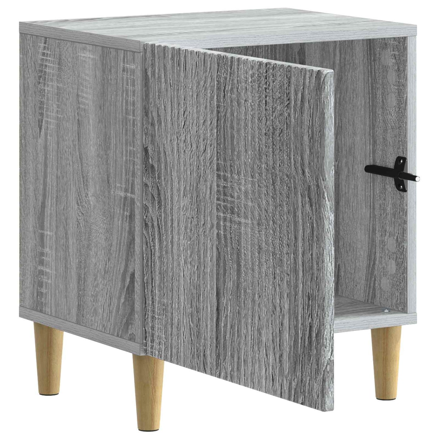 Nachtkastje 2 pcs Grijs sonoma 43 x 34,5 x 50 cm Bewerkt hout