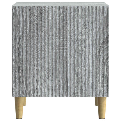Nachtkastje 2 pcs Grijs sonoma 43 x 34,5 x 50 cm Bewerkt hout