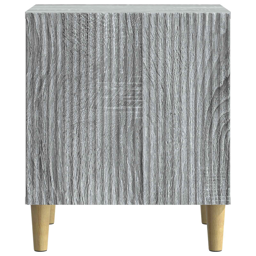 Nachtkastje 2 pcs Grijs sonoma 43 x 34,5 x 50 cm Bewerkt hout