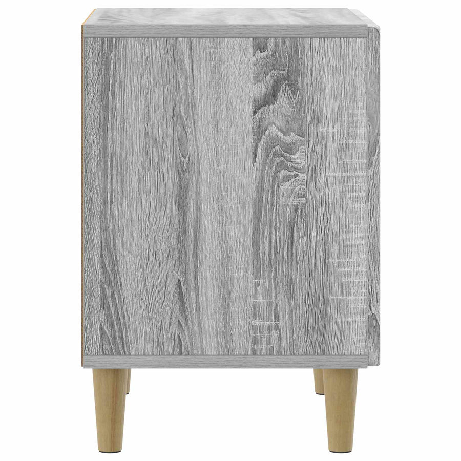 Nachtkastje 2 pcs Grijs sonoma 43 x 34,5 x 50 cm Bewerkt hout