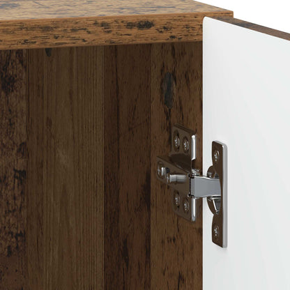 Nachtkastje Oud hout 43 x 34,5 x 50 cm Bewerkt hout