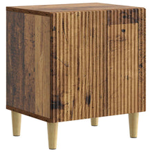 Nachtkastje Oud hout 43 x 34,5 x 50 cm Bewerkt hout