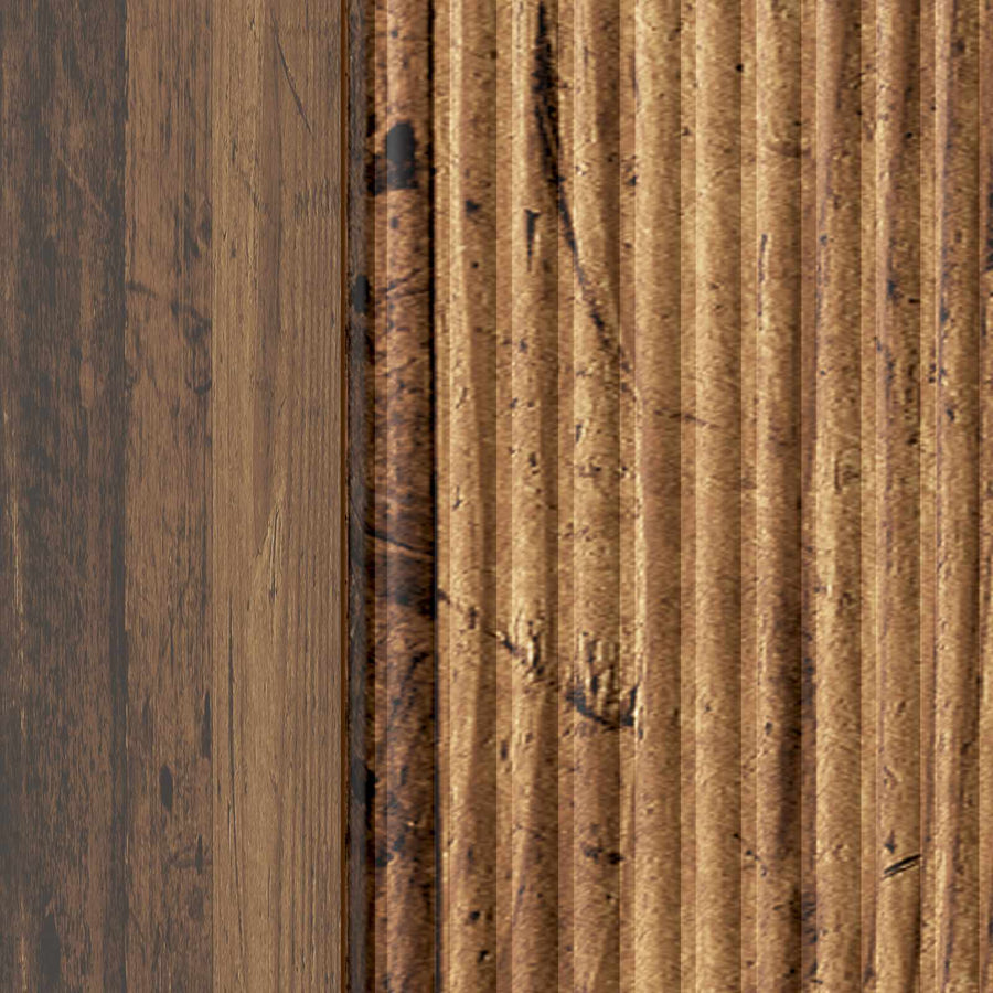 Nachtkastje 2 pcs Oud hout 43 x 34,5 x 50 cm Bewerkt hout