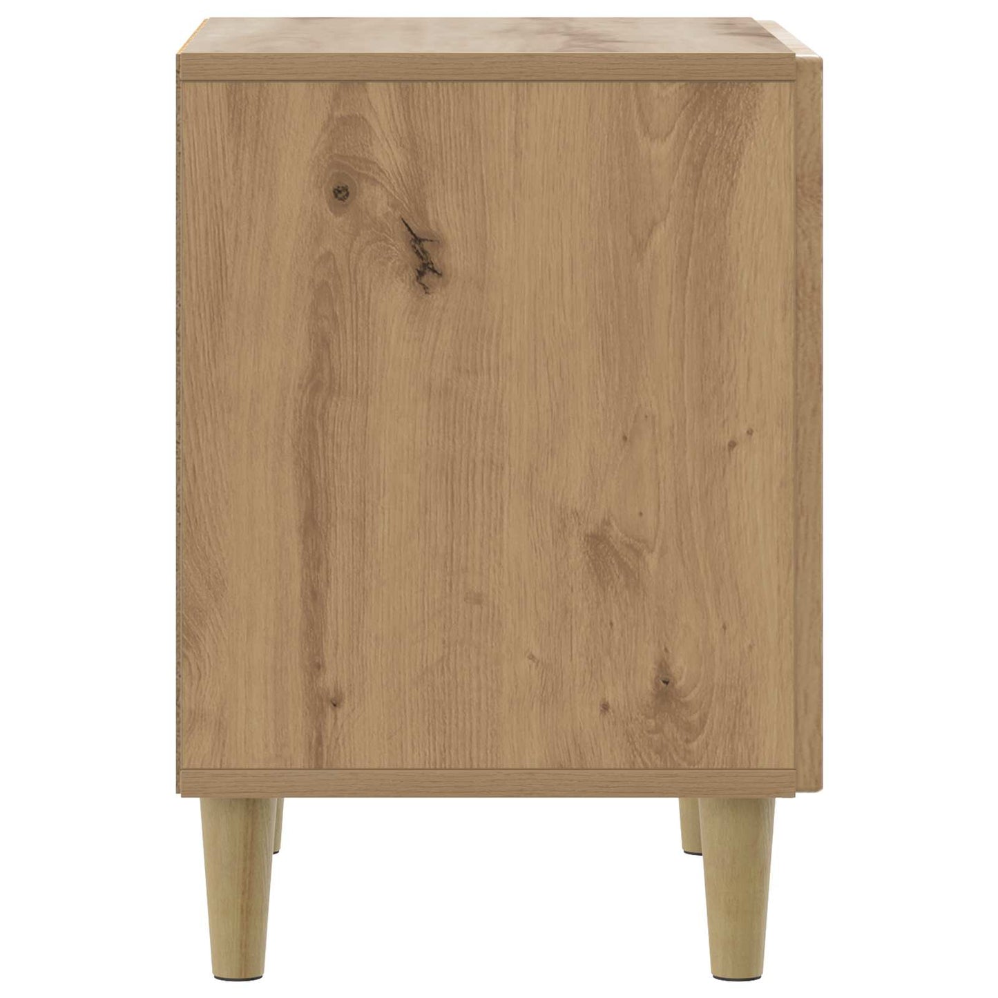 Nachtkastje Artisanaal eiken 43 x 34,5 x 50 cm Bewerkt hout