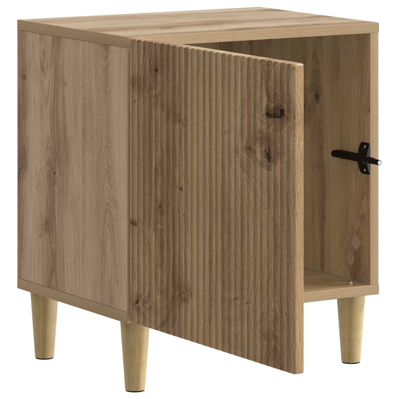 Nachtkastje 2 pcs Artisanaal eiken 43 x 34,5 x 50 cm