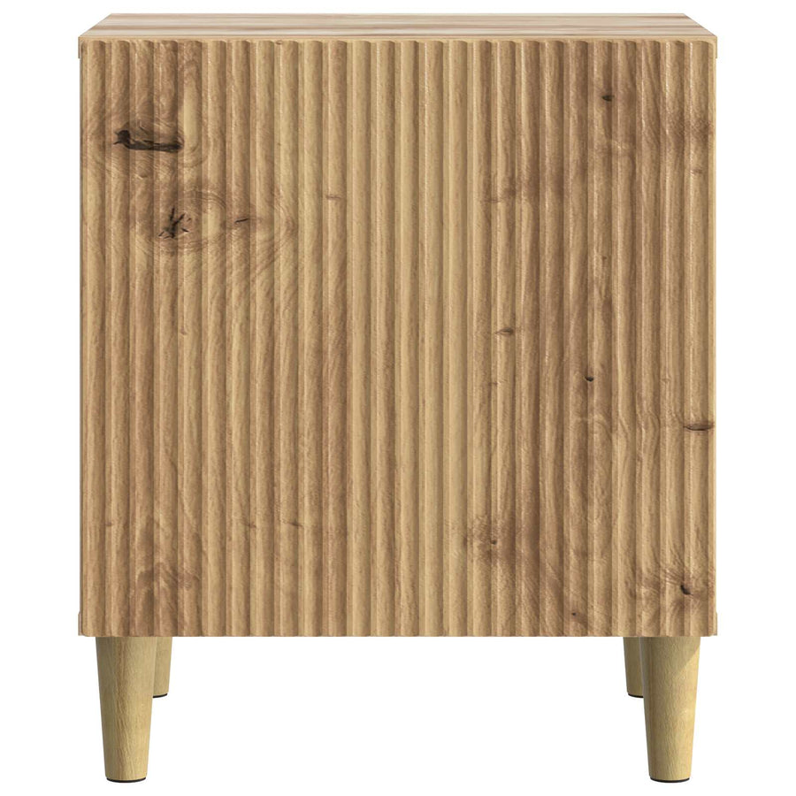 Nachtkastje 2 pcs Artisanaal eiken 43 x 34,5 x 50 cm