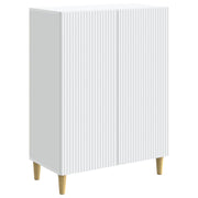 Dressoir 66x34,5x90 cm wit bewerkt hout