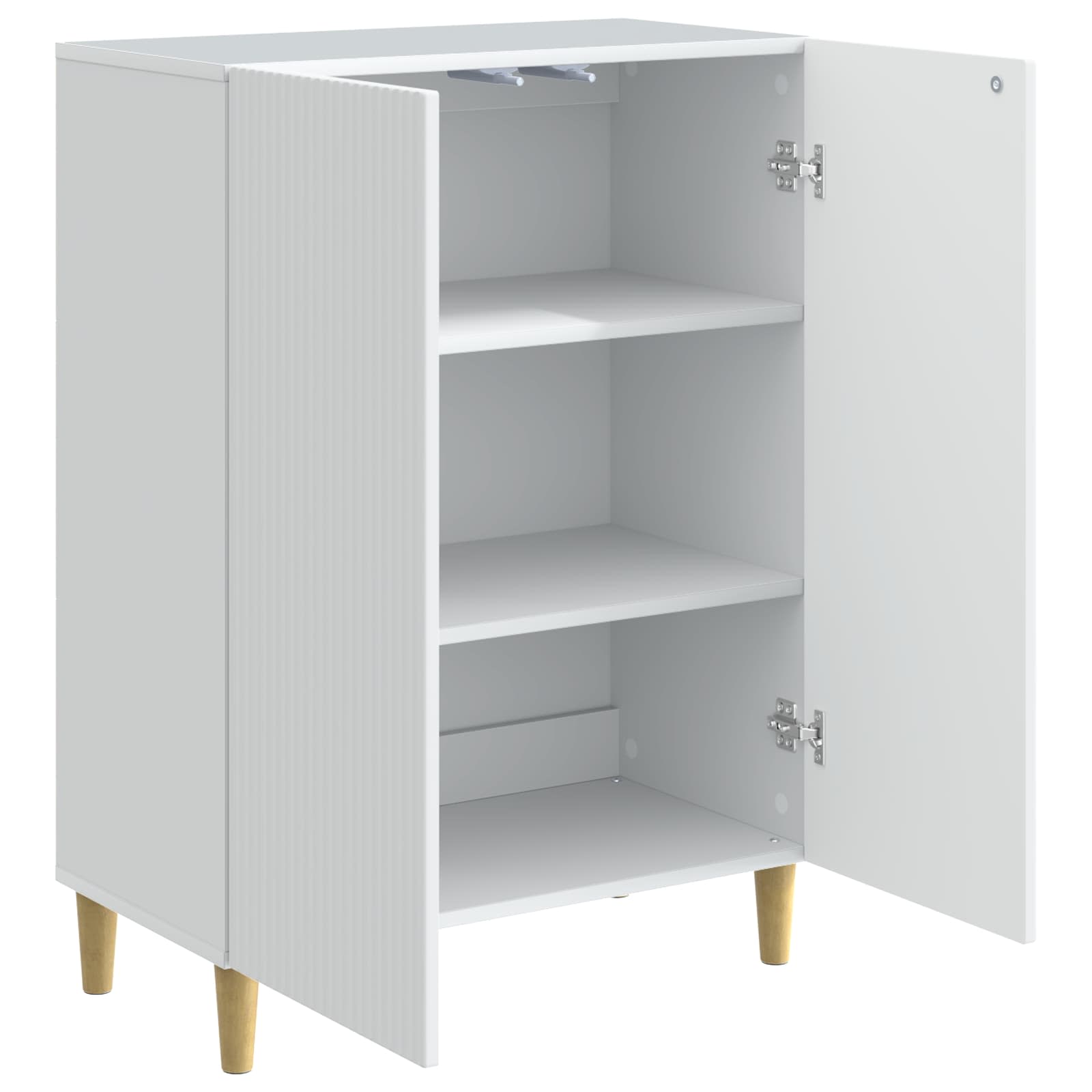 Dressoir Wit 66 x 34,5 x 90 cm Bewerkt hout