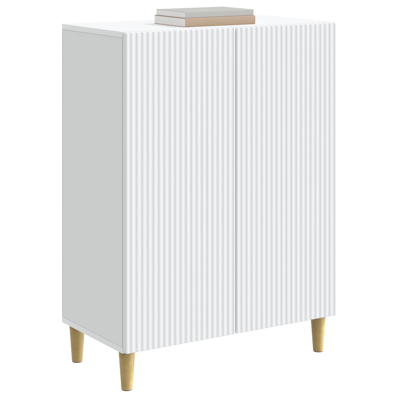Dressoir Wit 66 x 34,5 x 90 cm Bewerkt hout