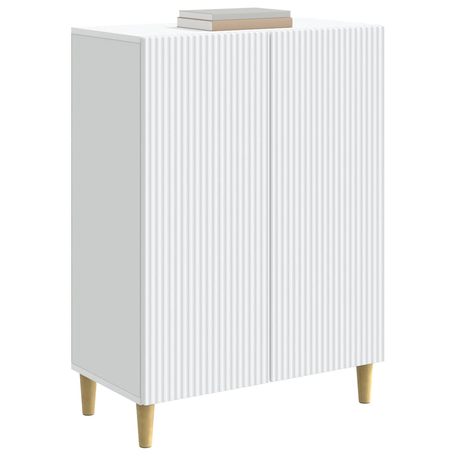 Dressoir Wit 66 x 34,5 x 90 cm Bewerkt hout
