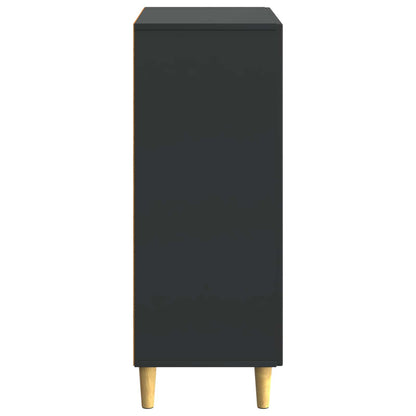 Dressoir Zwart 66 x 34,5 x 90 cm Bewerkt hout