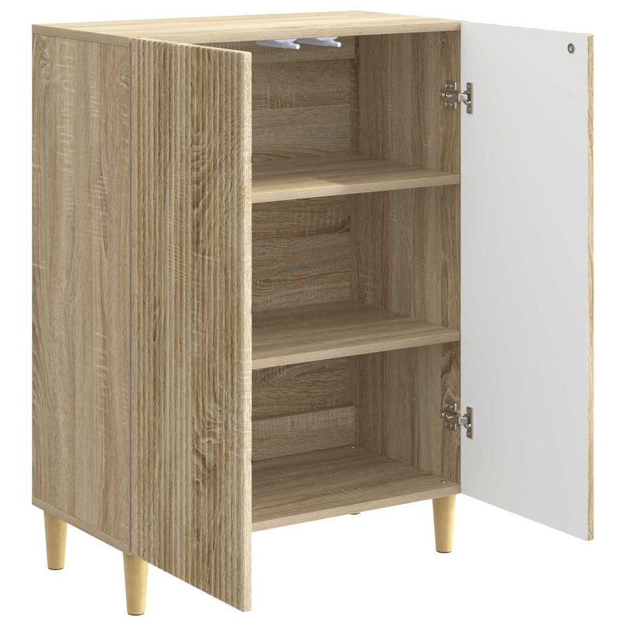 Dressoir Sonoma Eiken 66 x 34,5 x 90 cm Bewerkt hout