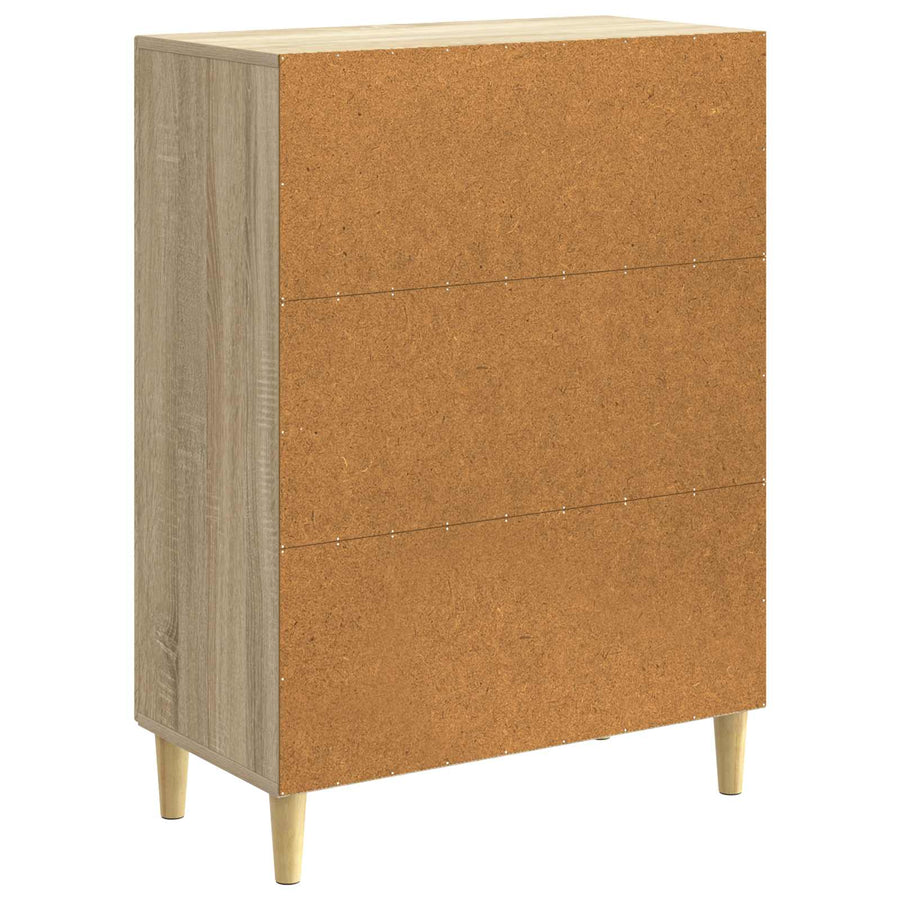 Dressoir Sonoma Eiken 66 x 34,5 x 90 cm Bewerkt hout