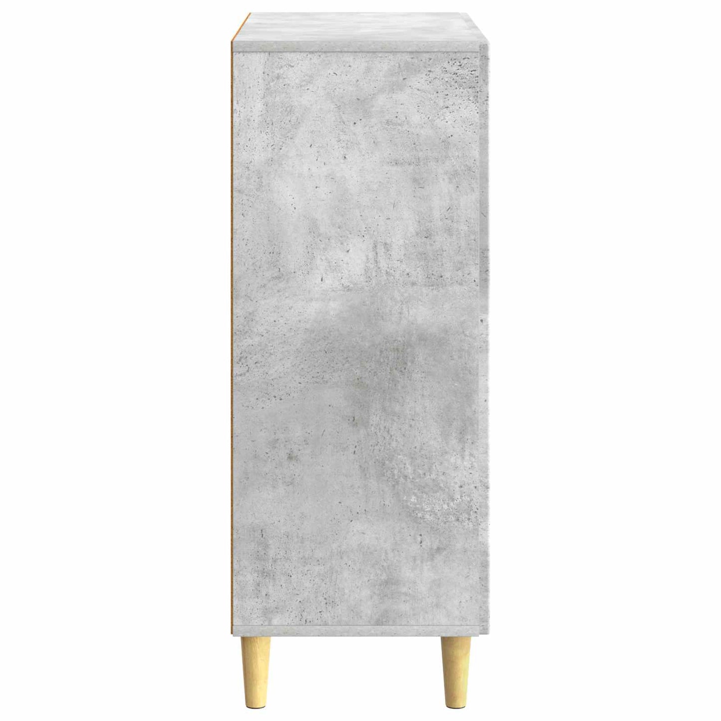 Dressoir Betongrijs 66 x 34,5 x 90 cm Bewerkt hout