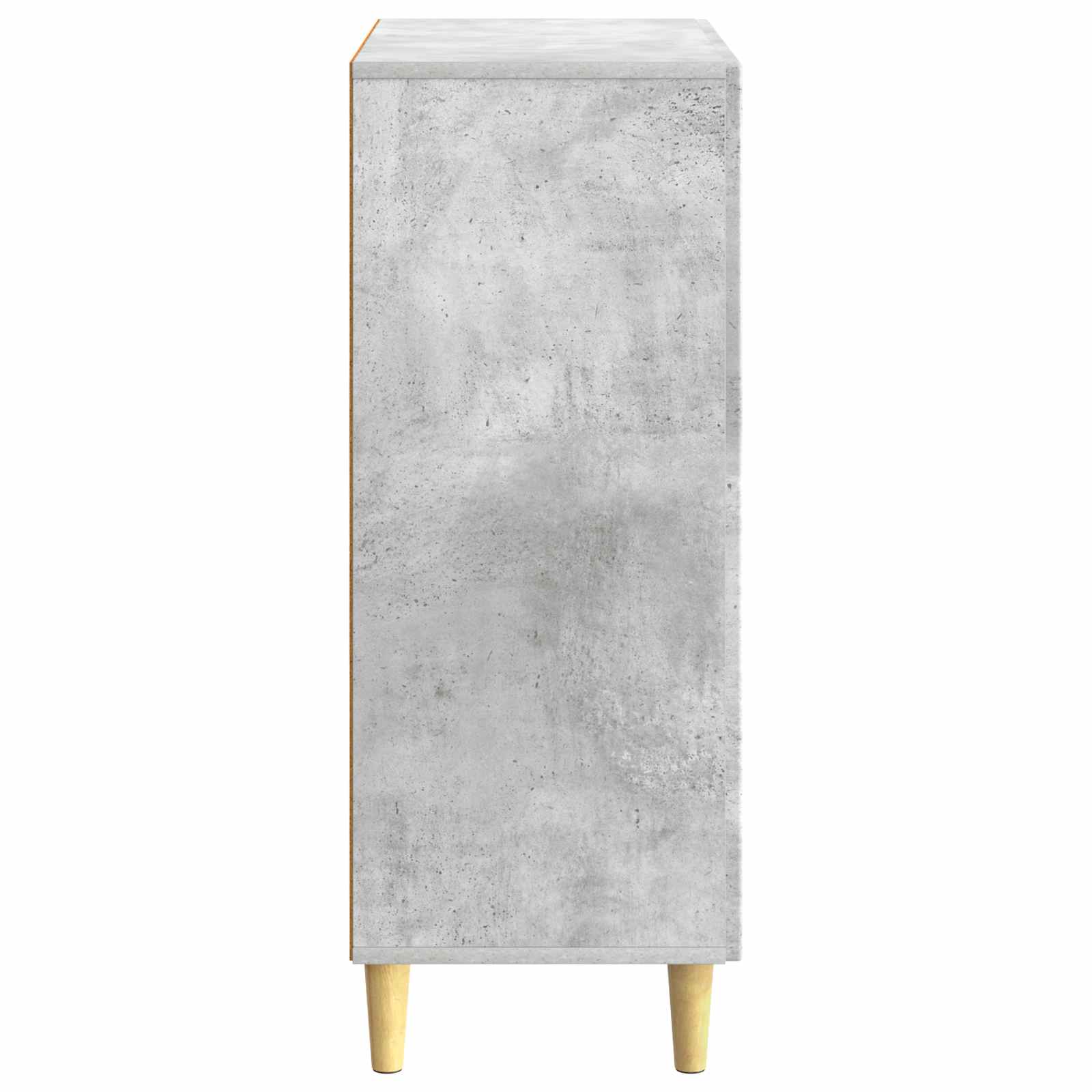 Dressoir Betongrijs 66 x 34,5 x 90 cm Bewerkt hout