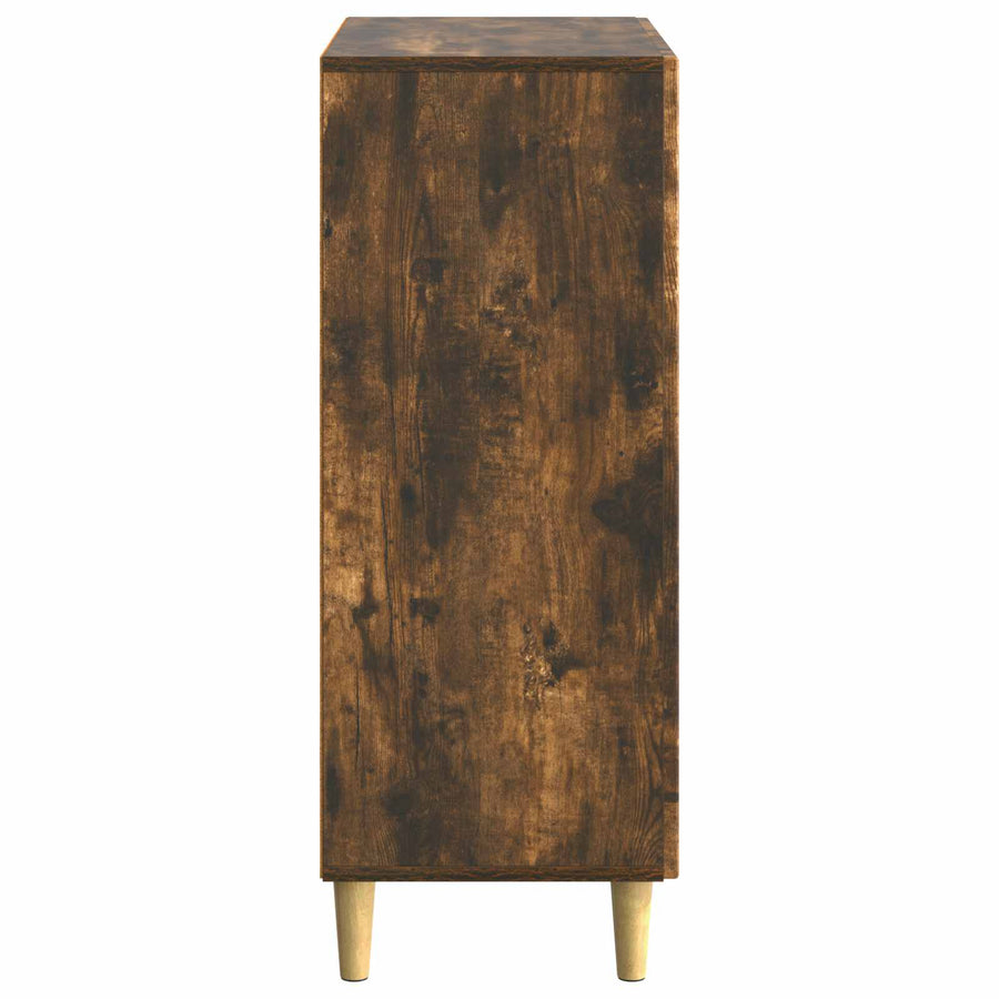 Dressoir Gerookt eiken 66 x 34,5 x 90 cm Bewerkt hout