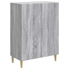 Dressoir 66x34,5x90 cm grijs sonoma bewerkt hout