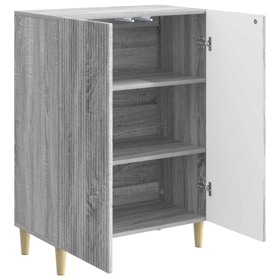 Dressoir Grijs sonoma 66 x 34,5 x 90 cm Bewerkt hout