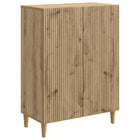 Artisan oak sideboard 66 x 34.5 x 90 cm Engineered wood