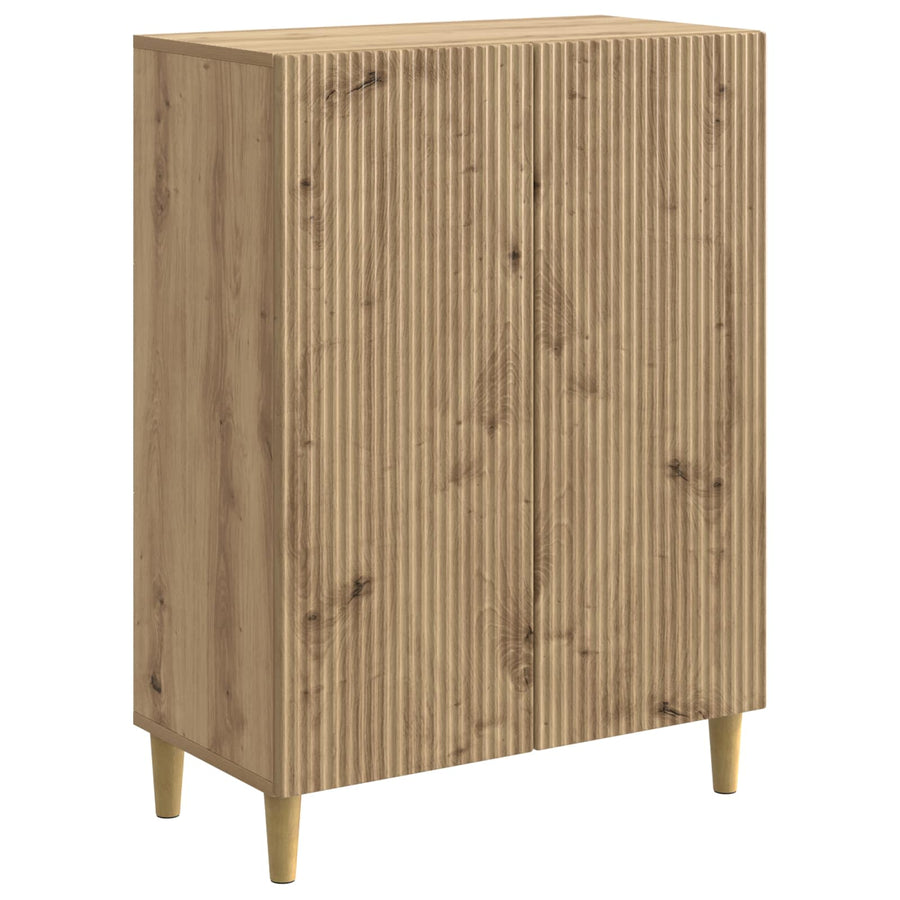 Dressoir Artisanaal eiken 66 x 34,5 x 90 cm Bewerkt hout