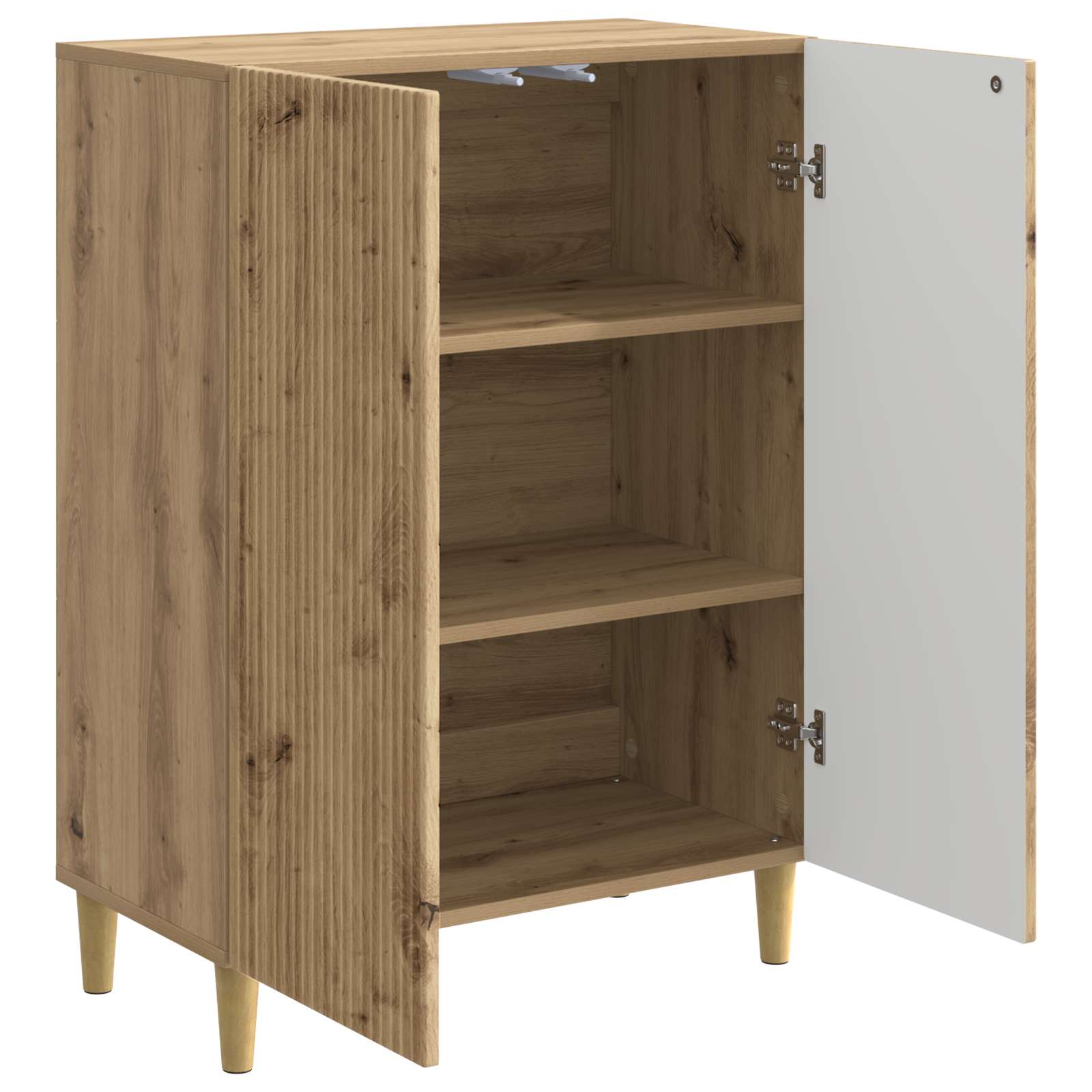 Dressoir Artisanaal eiken 66 x 34,5 x 90 cm Bewerkt hout