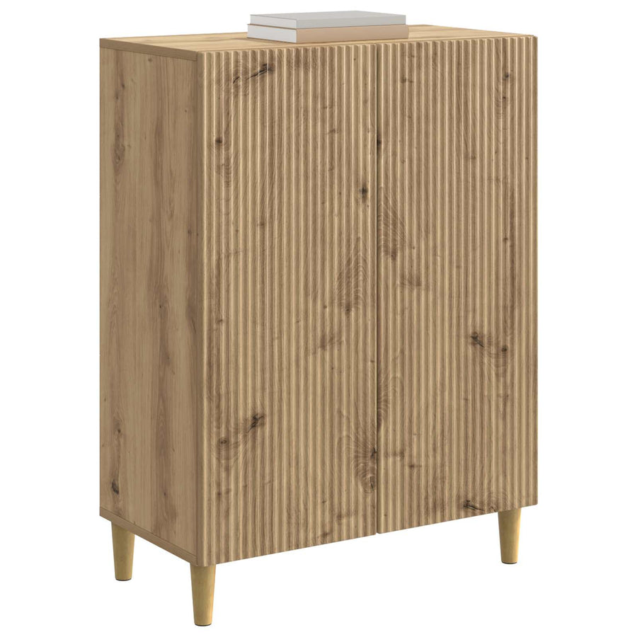 Dressoir Artisanaal eiken 66 x 34,5 x 90 cm Bewerkt hout