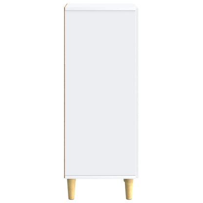 Dressoir Wit 33 x 34,5 x 90 cm Bewerkt hout