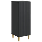 Sideboard Black 33 x 34.5 x 90 cm Engineered wood