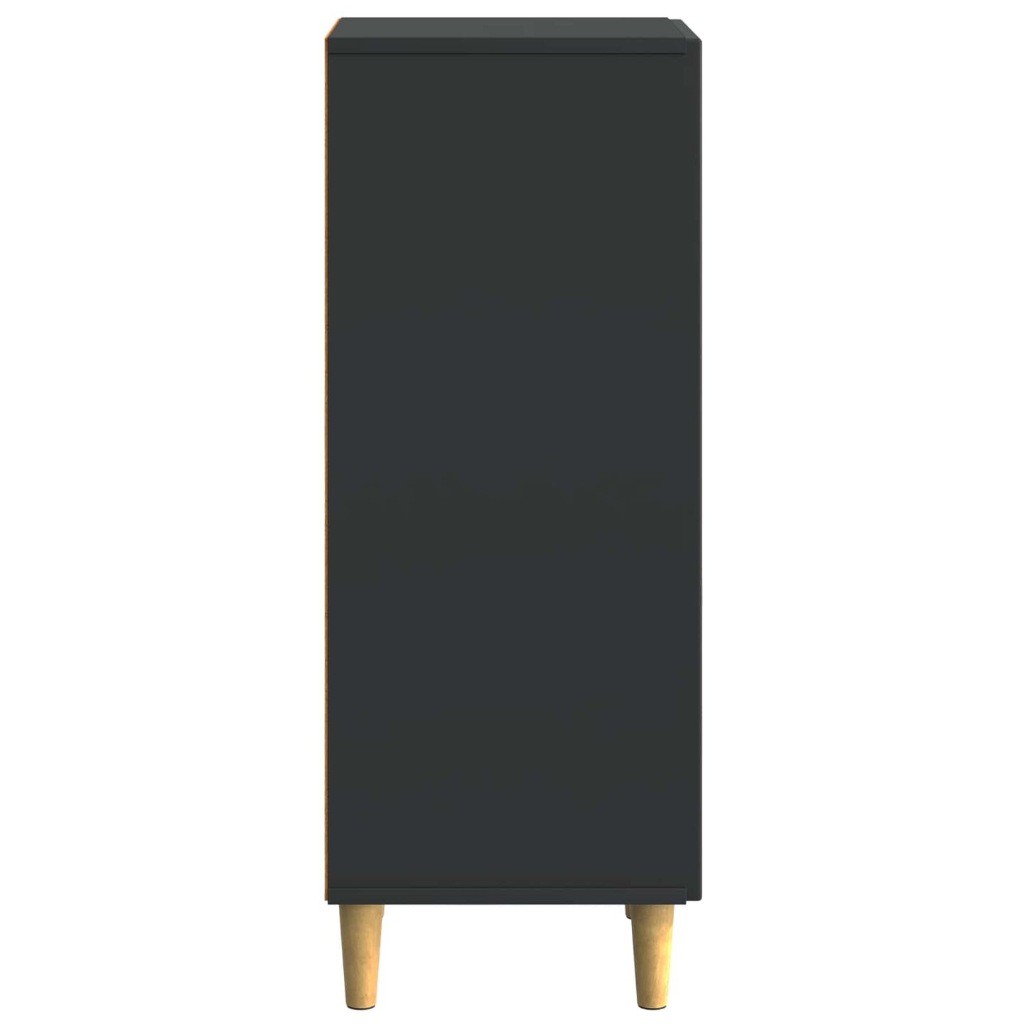 Dressoir Zwart 33 x 34,5 x 90 cm Bewerkt hout