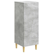Dressoir 33x34,5x90 cm betongrijs bewerkt hout