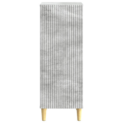 Dressoir Betongrijs 33 x 34,5 x 90 cm Bewerkt hout