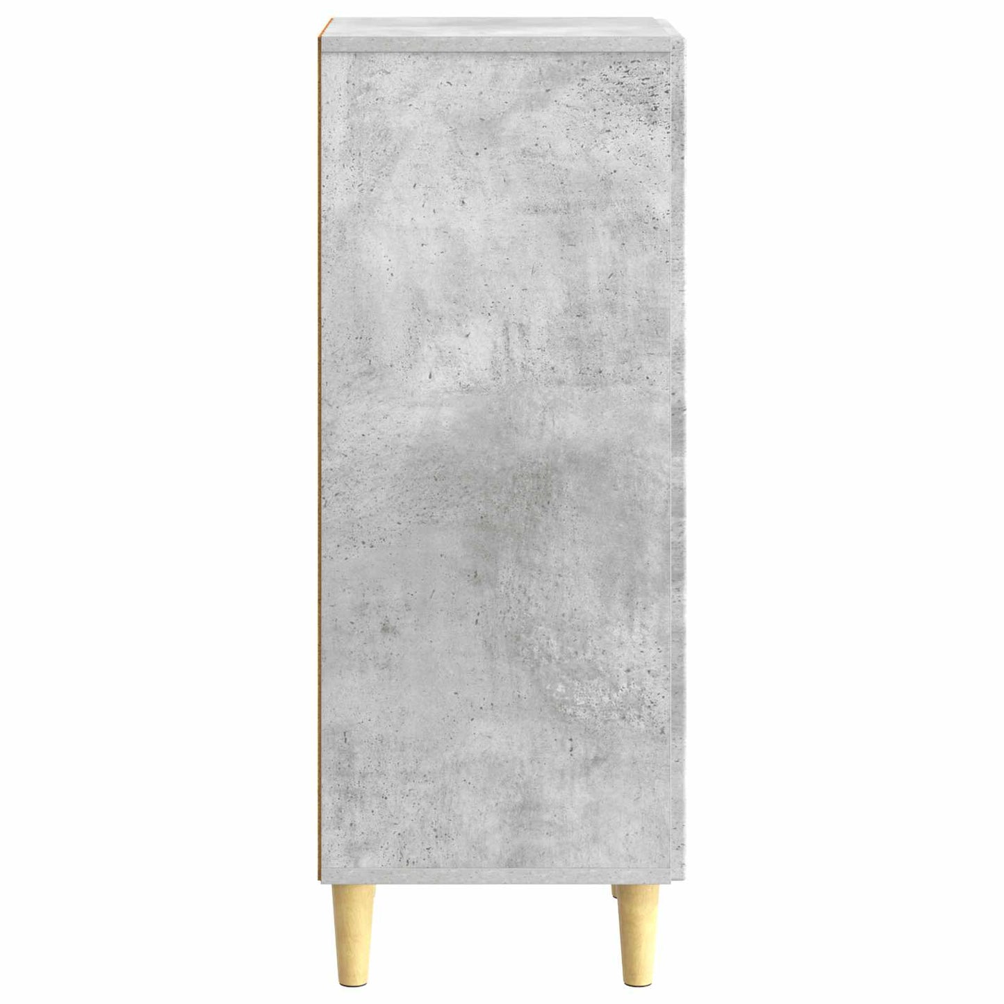 Dressoir Betongrijs 33 x 34,5 x 90 cm Bewerkt hout