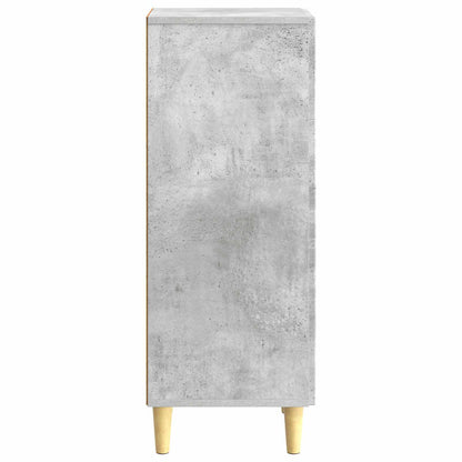 Dressoir Betongrijs 33 x 34,5 x 90 cm Bewerkt hout